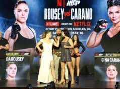 Ronda Rousey vs. Gina Carano Pelea de Netflix: Rousey es la gran favorita en las apuestas
