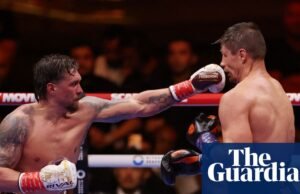 Usyk salva una agotadora victoria sobre Verhoeven con una parada de último minuto | Boxeo