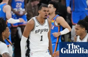 Victor Wembanyama lidera a los Spurs en ambos lados en el Juego 4 contra Thunder | NBA