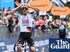 Giro de Italia: Arrieta gana la etapa a pesar de un giro equivocado y una caída mientras Eulálio toma la delantera | Gira por Italia