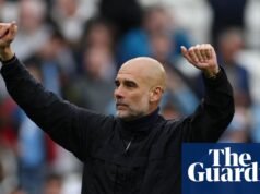 ‘Vamos, Irons’: Pep Guardiola insta al West Ham a lastimar al Arsenal en la carrera por el título | ciudad de manchester