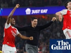 ‘Una velada increíble’: Mikel Arteta muy orgulloso de los jugadores y aficionados del Arsenal | Mikel Arteta