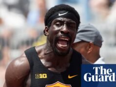 Eddie Nketia corre 100 metros en 9,74 segundos, pero el récord de sprint australiano sigue fuera de su alcance | Atletismo