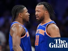Playoffs de la NBA: Los Knicks que baten récords barren a los 76ers mientras los fanáticos de Nueva York invaden Filadelfia | Knicks de Nueva York