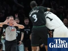 “¿Qué quiere decir esto?” »: Wembanyama confundido tras la expulsión de los playoffs por darle un codazo a Reid | NBA
