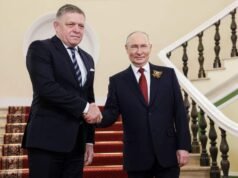Putin agradece al eslovaco Fico su visita a Moscú el Día de la Victoria