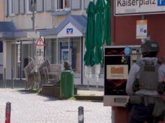 La policía fue llamada a una situación de rehenes en un banco en el oeste de Alemania