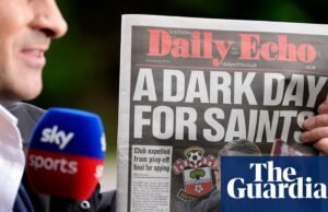 Rechazada la apelación del Southampton contra la expulsión de los playoffs por espionaje | Campeonato
