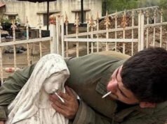 Soldado israelí profana estatua de la Virgen María en el sur del Líbano