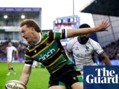 George Hendy se desata mientras Northampton somete al terrible Bristol a la humillación 94-33 | rugby de primer nivel