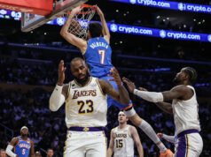 Los Lakers están jugando lo mejor que pueden y eso no importa contra el Thunder.