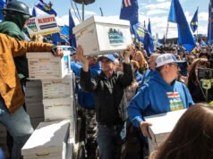 El grupo separatista canadiense de Alberta ha recogido más de 300.000 firmas para una petición que podría desencadenar un referéndum de independencia.