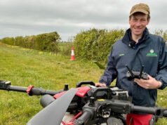 Los drones propagan algas para que Gran Bretaña siga creciendo