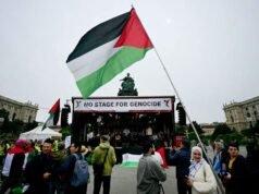 Miles de personas protestan por la participación de Israel en Eurovisión antes de la final