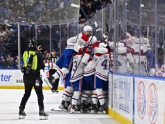 Alex Newhook de los Canadiens anota el ganador del tiempo extra para derrotar a los Sabres en el Juego 7