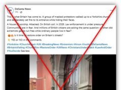 El vídeo del intento de incendio de una iglesia proviene de México, no del Reino Unido