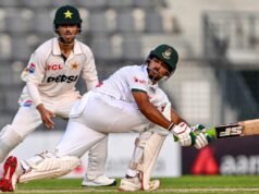 Bangladesh toma ventaja de 156 carreras en el segundo día de la segunda prueba contra Pakistán