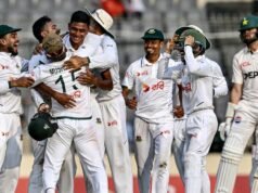Bangladesh venció a Pakistán: Rana elige cinco y los Tigres ganan la primera prueba