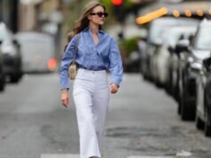 Estos pantaloncitos primaverales son realmente adecuados y favorecedores para mujeres mayores de 40 años.