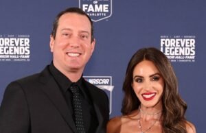 La esposa de Kyle Busch se desploma antes del minuto de silencio