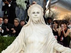 Heidi Klum está irreconocible con un look de mujer con velo en la Met Gala 2026