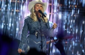 Miranda Lambert y Brendan McLoughlin asisten a los Premios ACM 2026