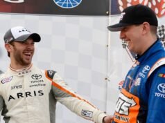 Daniel Suárez dedica la victoria de Coca-Cola 600 a Kyle Busch