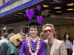 Kate Hudson y su ex Chris Robinson se reencuentran en la graduación de su hijo