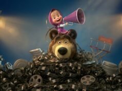 La primera película “Masha y el oso” producida por Oleg Kuzovkov.