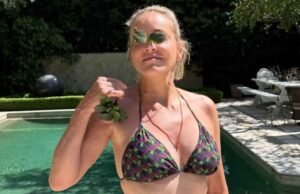 Sharon Stone comparte foto en bikini a los 68 años