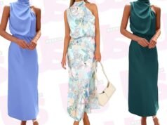 El vestido de invitada de boda ‘muy indulgente’ que les encanta a los compradores cuesta $ 58