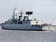 Buque de guerra ruso avistado frente a isla alemana