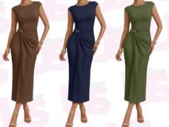 Este vestido cruzado de $ 25 resolvió la crisis de mi atuendo de boda de verano