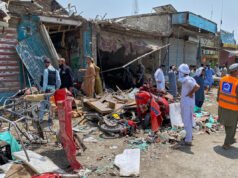 Al menos nueve personas muertas en la explosión de un mercado en Pakistán