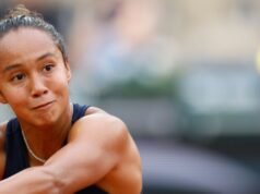 La canadiense Leylah Fernández fue eliminada en primera ronda de Roland Garros