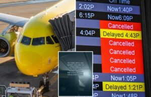 El piloto de Spirit Airlines se despide con emoción de los pasajeros tras el anuncio del cierre de la aerolínea