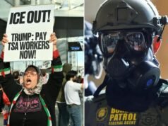 Los agitadores anti-ICE son congelados por los federales