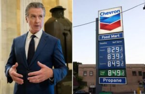 Sobre los precios de la gasolina, Gavin Newsom quiere que mires hacia otro lado