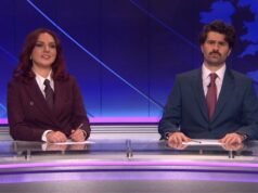 La actualización de fin de semana de ‘SNL UK’ apunta a la máscara ‘Stupid Moron’ de Katy Perry