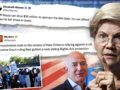 Elizabeth Warren se enfrenta a Jeff Bezos, Reuters se enfrenta a la Ley de Derecho al Voto y más