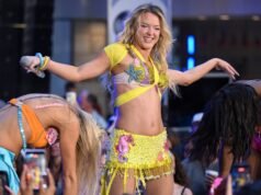 Zara Larsson se rompe el talón hoy en un concierto y sigue bailando